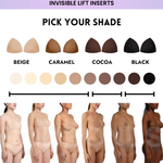 🔥FLASH SALE🔥Invisible Lift Inserts | Double-Sided Adhesive Bra Lifter for Instant Boost
