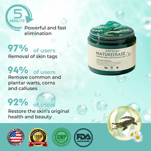 ✅ Official Store: Fivfivgo™ NatureErase Instant Mole & Spot Removal Gel