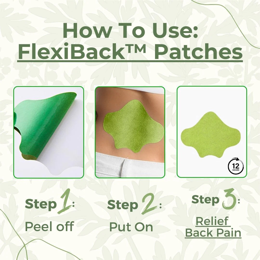 FlexiBack™️ - Natural Back Pain Patches