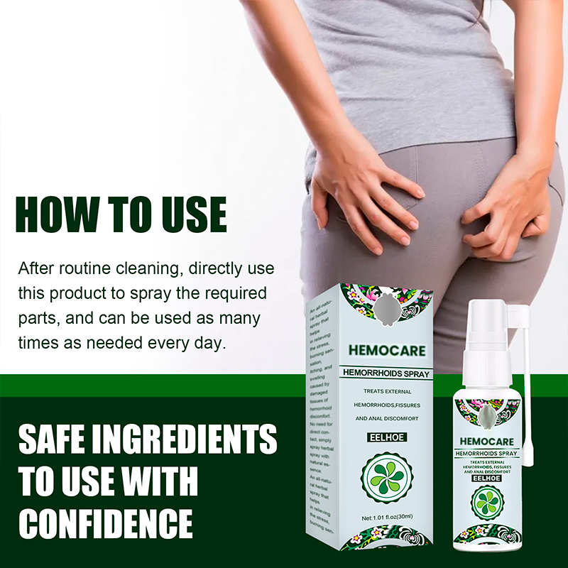 (Buy 1 Get 2) Herbal Hemorrhoids Spray (+2 GIFTS🎁) - Hemocare™