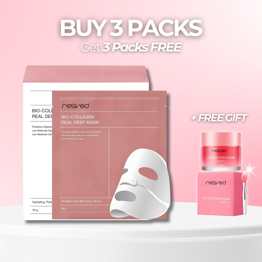 RE5VED® Bio-Collagen Mask + FREE Lip Mask