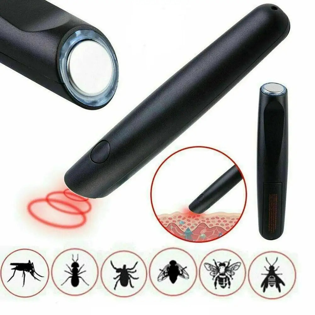 Portable Electronic Antipruritic Pen Reliever Mosquito Insect Bite Anti Itch Pen Irritation Itching Neutralize Relieve Stings