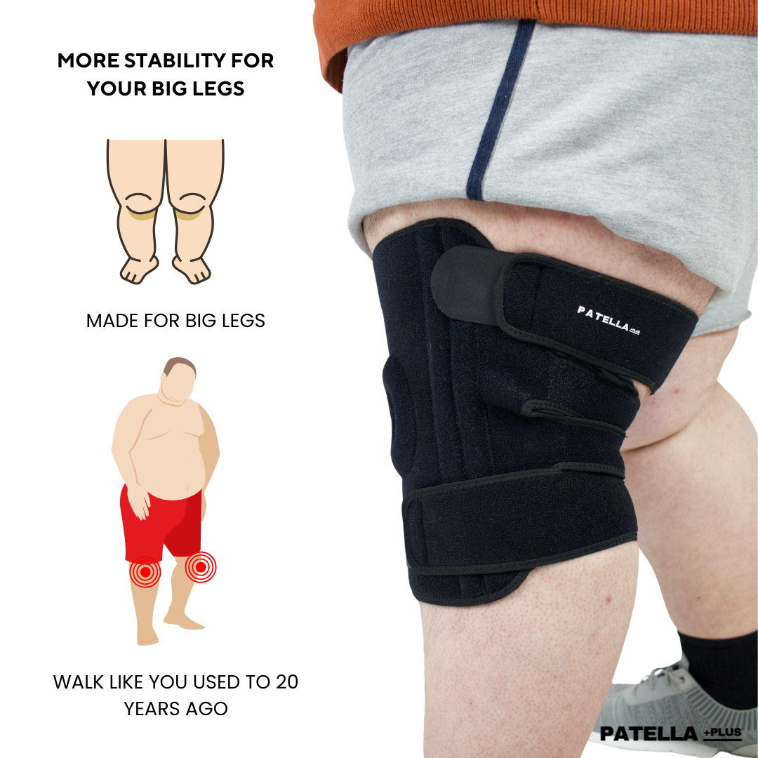 (BUY 1 GET 2) Patellaplus™ - Adjustable Plus-size Knee Brace