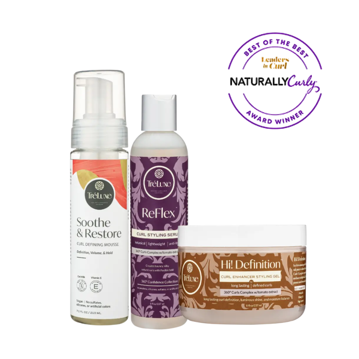 (buy 1 get 3)The Curly Style & Refresh™ Set