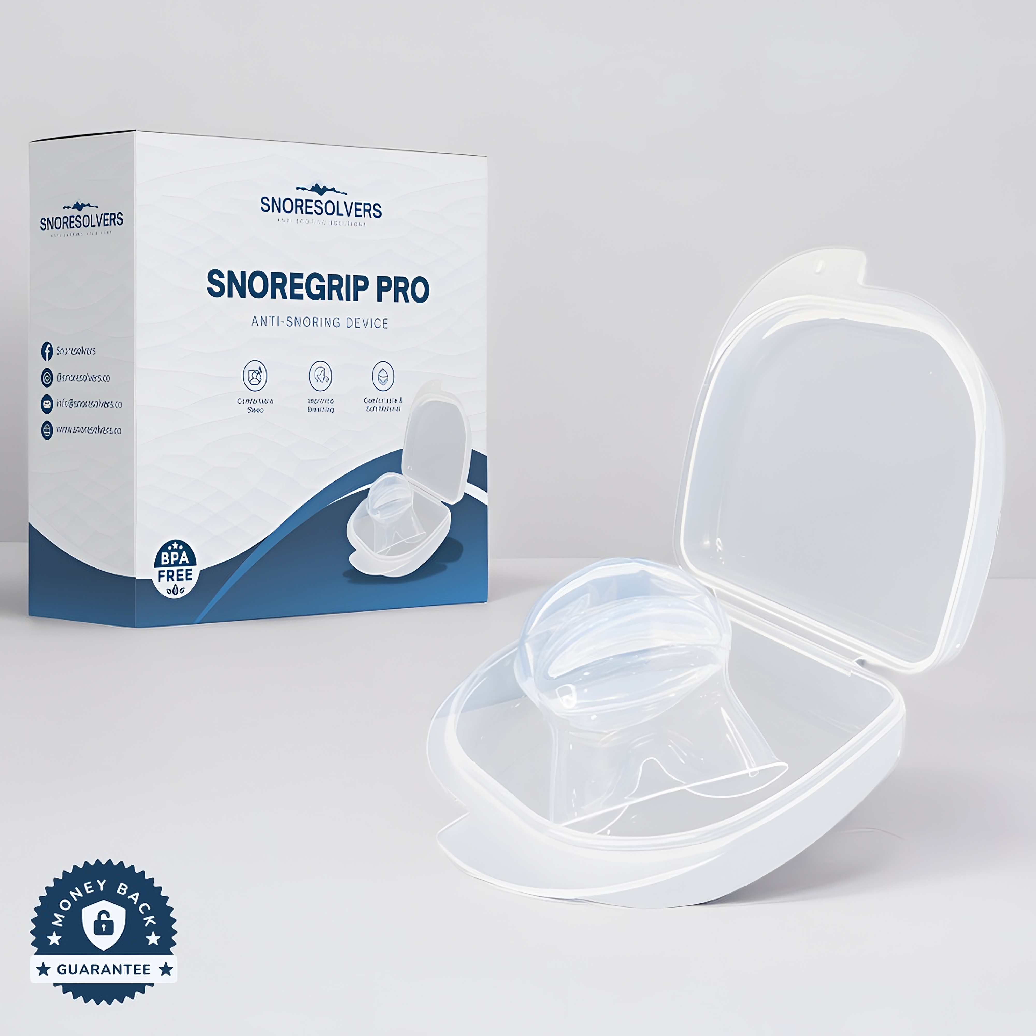 SnoreGrip Pro – Instant Snoring Relief